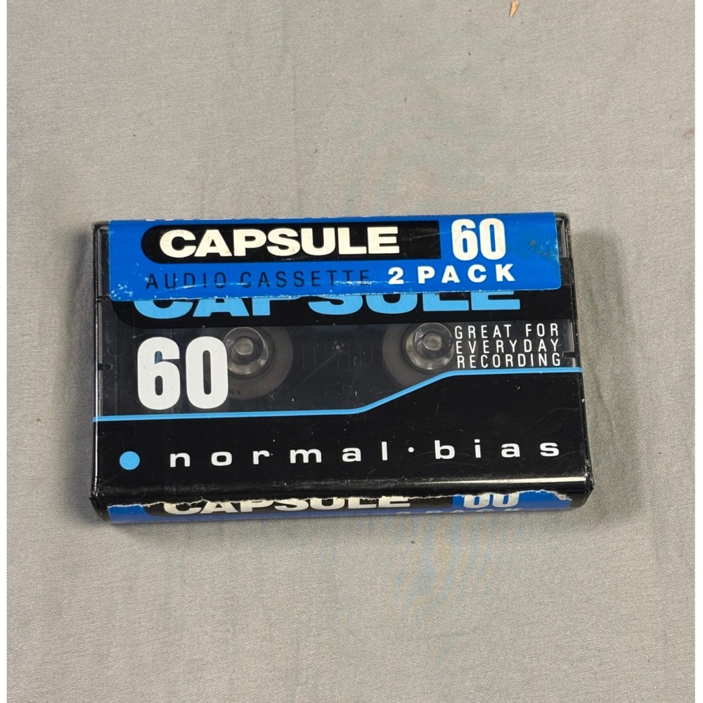 Maxell Capsule 60 cassette tape Audio Normal Bias Type I single cassette